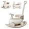 TEKNUM 5-in-1 Rocking Horse/Push Car/Balance Bike - White