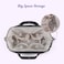 Little Story Elva Diaper Bag with Stroller Straps - Black