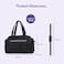 Little Story Elva Diaper Bag with Stroller Straps - Black