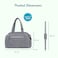 Little Story Elva Diaper Bag with Stroller Straps - Grey