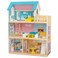Little Story Wooden Dollhouse 3 floors w/ Furniture, Accessories &amp; Dolls - Multicolor