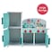 Little Story Wooden Kitchen w/ Refrigerator and Accessories - Teal