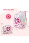 Eazy Kids 17&rdquo;School Bag Set of 3- Backpack, Lunch Bag &amp; Pencil Case,Laptop Compartment -Always Believe - Pink