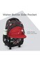 Eazy Kids 17&rdquo; 3-Piece Trolley School Backpack Set for Kids &ndash; Football Design with Lunch Bag &amp; Pencil Case, Black