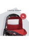 Eazy Kids 17&rdquo; 3-Piece Trolley School Backpack Set for Kids &ndash; Football Design with Lunch Bag &amp; Pencil Case, Black