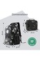 Eazy Kids Footballer Backpack with Shoe Compartment &ndash; FREE Football with Lunch Bag &amp; Pencil Case- Black