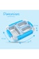 Eazy Kids Stainless Steel Lunch Box 710ml, 3 Compartment Leakproof Bento Box for Kids- Blue
