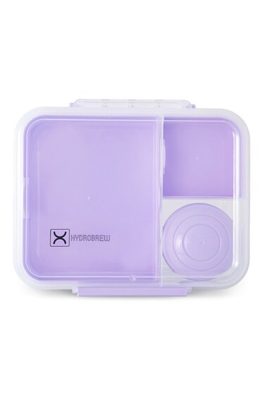 Hydrobrew 3/4/5 Convertible 1650ml Bento Lunch Box - Lilac