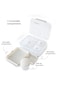 Eazy Kids 3/4/5 Compartment Convertible 1650ml Bento Lunch Box with 150ml Gravy Bowl - Grey