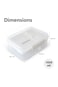 Eazy Kids 3/4/5 Compartment Convertible 1650ml Bento Lunch Box with 150ml Gravy Bowl - Grey