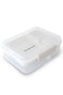 Eazy Kids 3/4/5 Compartment Convertible 1650ml Bento Lunch Box with 150ml Gravy Bowl - Grey