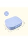 Hydrobrew Smart Serve Bento Lunch Box 1100 ml, 5 compartment- Sky Mist