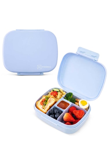 Hydrobrew Smart Serve Bento Lunch Box 1100 ml, 5 compartment- Sky Mist