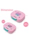 Eazy Kids Bento Lunch Box Set of 2, 1200ml + 760ml, Leakproof, BPA Free, Compartment Food Containers - Shine Pink