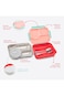 Hydrobrew Steel Core Lunch Box 750ml + 150ml Food Jar w/ cutlery, Stainless Steel, Leakproof - PINK SORBET
