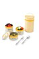 Hydrobrew Trio Deck Lunch Box with Cutlery - Opal Cream