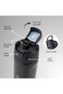 Eazy Kids Stainless Steel Water Bottle w/ Straw and Spout 710mL Black