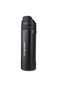 Eazy Kids Stainless Steel Water Bottle w/ Straw and Spout 710mL Black