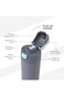 HydroBrew SipSwitch&trade; Insulated Water Bottle 720ml &ndash; Leakproof, Stainless Steel, Straw &amp; Spout Lid -Graphite