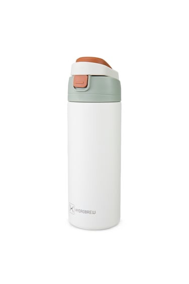 HydroBrew SipSwitch&trade; Insulated Water Bottle 720ml &ndash; Leakproof, Stainless Steel, Straw &amp; Spout Lid -Ivory Grove