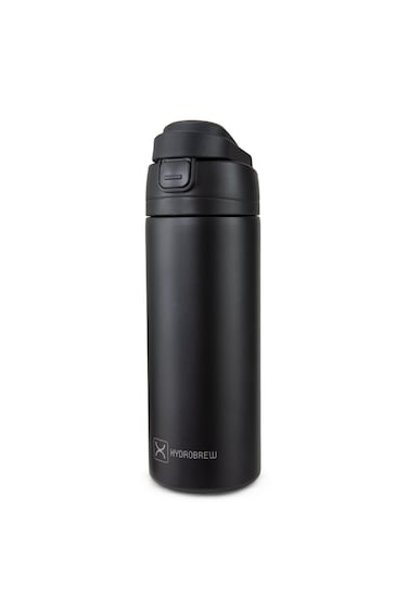 HydroBrew SipSwitch&trade; Insulated Water Bottle 720ml &ndash; Leakproof, Stainless Steel, Straw &amp; Spout Lid -Carbon