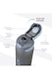 HYDROBREW Sip Switch Tritan Water Bottle 1000ml Leakproof, BPA Free, Straw &amp; Spout Lid- Graphite