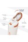 HYDROBREW Sip Switch Tritan Water Bottle 1000ml Leakproof, BPA Free, Straw &amp; Spout Lid- Ivory Terracotta