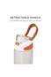 HYDROBREW Sip Switch Tritan Water Bottle 1000ml Leakproof, BPA Free, Straw &amp; Spout Lid- Ivory Terracotta
