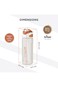 HYDROBREW Sip Switch Tritan Water Bottle 1000ml Leakproof, BPA Free, Straw &amp; Spout Lid- Ivory Terracotta