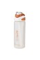 HYDROBREW Sip Switch Tritan Water Bottle 1000ml Leakproof, BPA Free, Straw &amp; Spout Lid- Ivory Terracotta