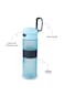 Eazy Kids Tritan Water Bottle 850ml with Spout Lid &amp; Handle - Ice Blue Blast