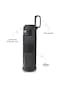 Eazy Kids Tritan Water Bottle 850ml with Spout Lid &amp; Handle - Phantom Black