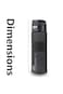 Eazy Kids Tritan Water Bottle 850ml with Spout Lid &amp; Handle - Phantom Black