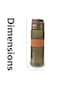 Eazy Kids Tritan Water Bottle 850ml with Spout Lid &amp; Handle - Olive Green