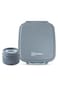 Hydrobrew Mega Flex Bento Lunch Box 1864ml,  Leakproof Lunch Container with Integrated 250ml Insulated Food Jar- Graphite