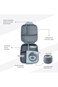 Hydrobrew Mega Flex Bento Lunch Box 1864ml,  Leakproof Lunch Container with Integrated 250ml Insulated Food Jar- Graphite