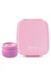 Hydrobrew Mega Flex Bento Lunch Box 1864ml,  Leakproof Lunch Container with Integrated 250ml Insulated Food Jar- Rose Silk