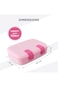 Hydrobrew Steel Core Bento Stainless Steel Lunch Box &ndash; 839ml, 2 Compartment-Rose Silk