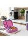 Hydrobrew Smart Serve Bento Lunch Box 847ml, Candy Lilac