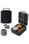 Eazy Kids Jumbo Bento Lunch Box w/Thermos &amp; Dip Jar- Midnight Black