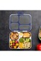 Eazy Kids Stainless Steel Bento Lunch Box w/ Tritan Lid,Blue