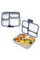 Eazy Kids Stainless Steel Bento Lunch Box w/ Tritan Lid,Blue