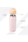 Hydrobrew Sip Switch Stainless Steel Water Bottle - Pink Sorbet