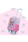 Eazy Kids Set of 5 Trolley 17" School Bag Combo - Butterfly Mint