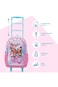 Eazy Kids Set of 5 Trolley 17" School Bag Combo - Butterfly Mint