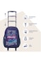Eazy Kids Set of 5 Trolley 17" School Bag Combo - Game Mode black