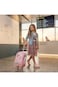 Eazy Kids Set of 5 Trolley 17" School Bag Combo - Ballet Pink