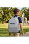 Eazy Kids 15.3&rdquo; Lightweight School Backpack for Kids &ndash; Believe Yourself Design, Grey