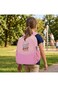 Eazy Kids 15.3&rdquo; Lightweight School Backpack for Kids &ndash; Good Vibes Only Design, Pink