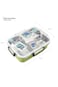 Hydrobrew Steel Core Bento Lunch Box 3 Compartment 750ml &ndash; Olive Roar